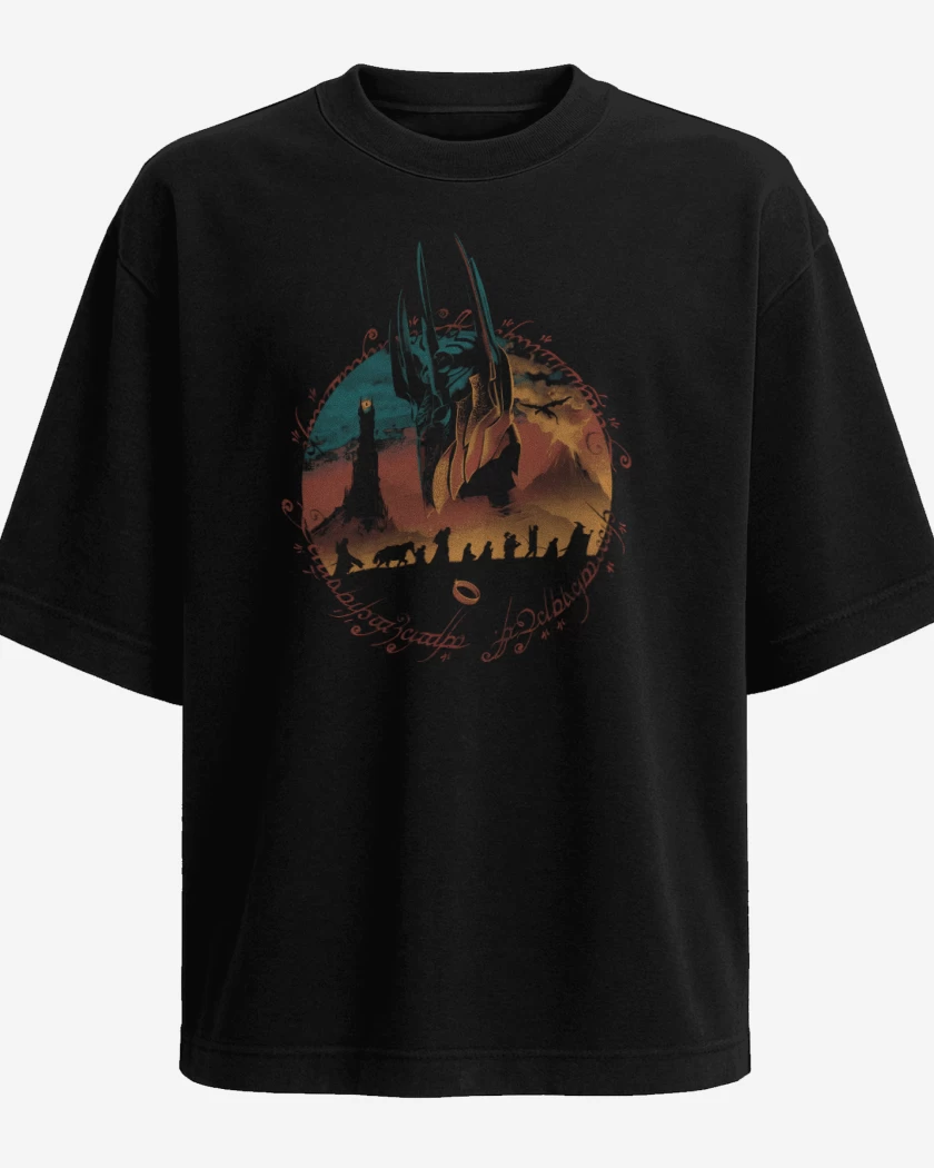 Polera Oversize Montaña de Sauron