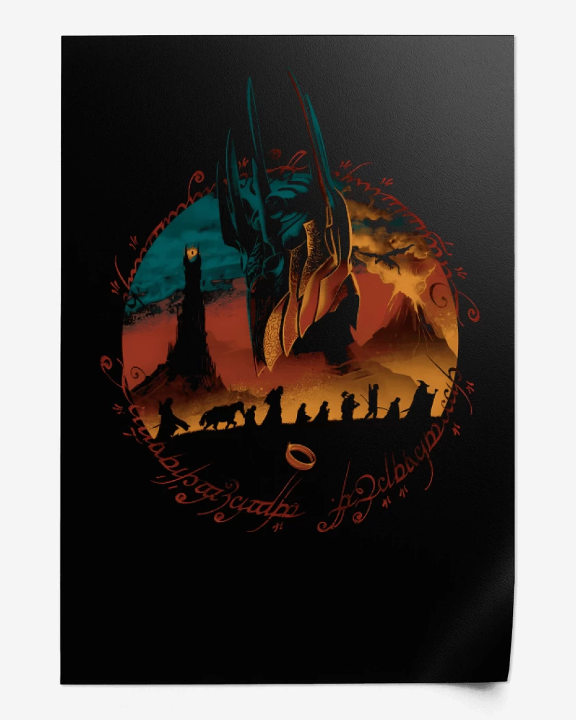 Print Montaña de Sauron