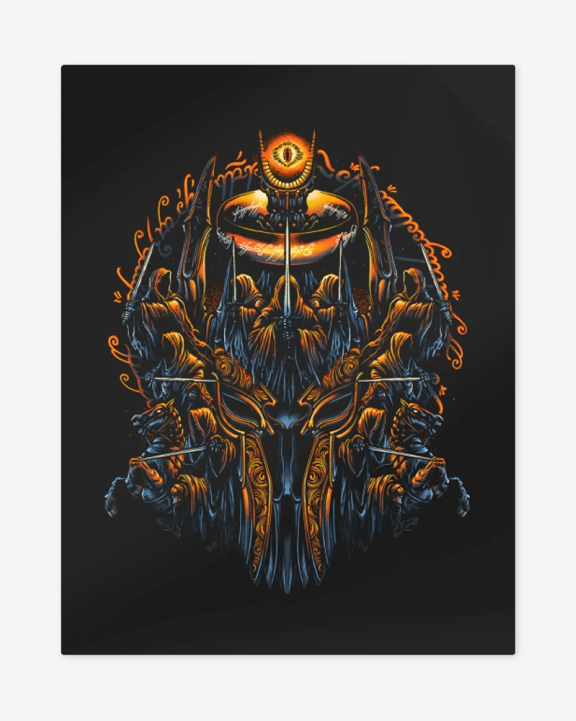 Print metalico Negro de The Fallen Kings