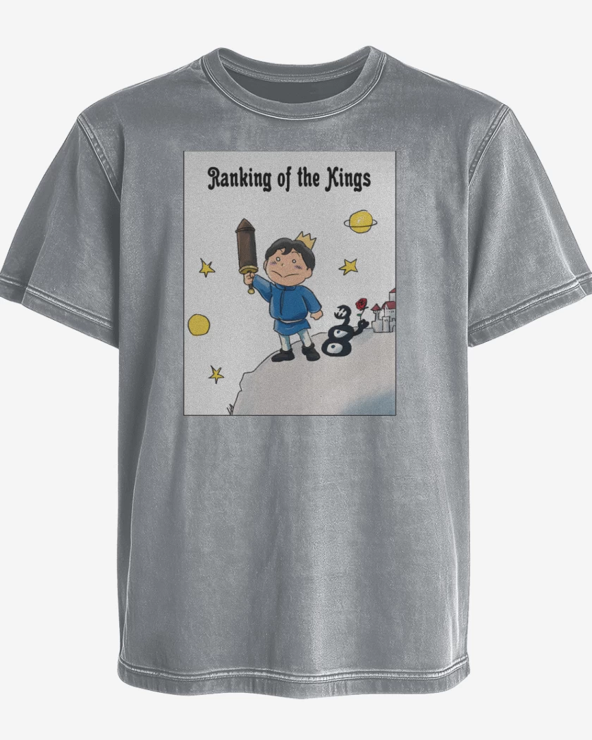 Polera desgastada Gris Melange de Ranking of Principito