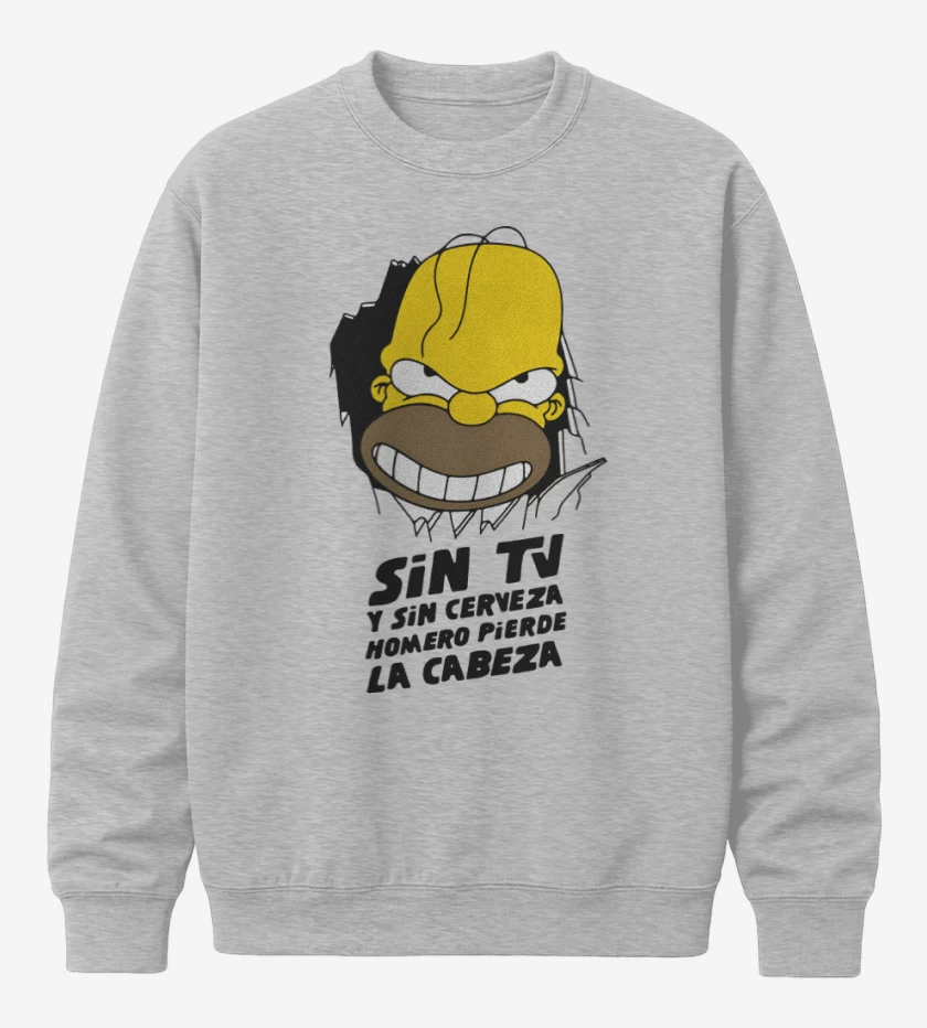 Poleron polo Homero Pierde la Cabeza