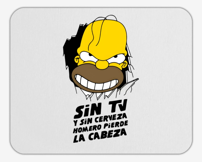 Mousepad Homero Pierde la Cabeza