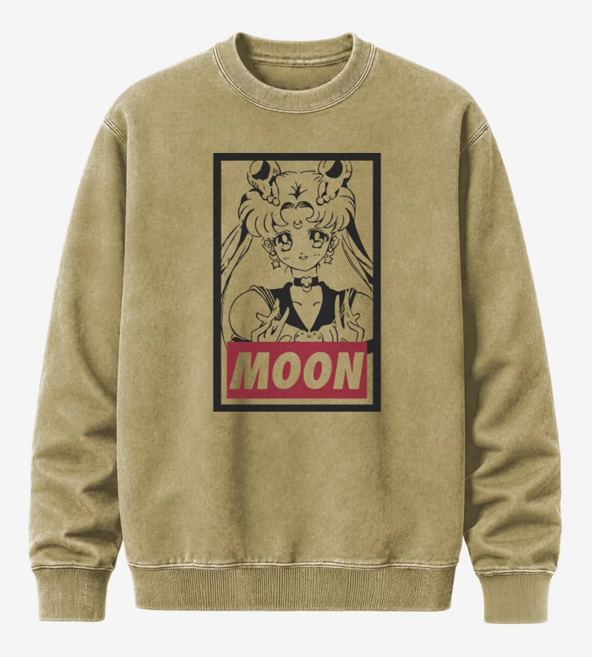 Poleron Polo Acid Wash Beige de Moon