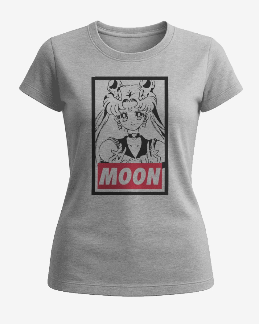 Polera de Mujer Gris Melange de Moon