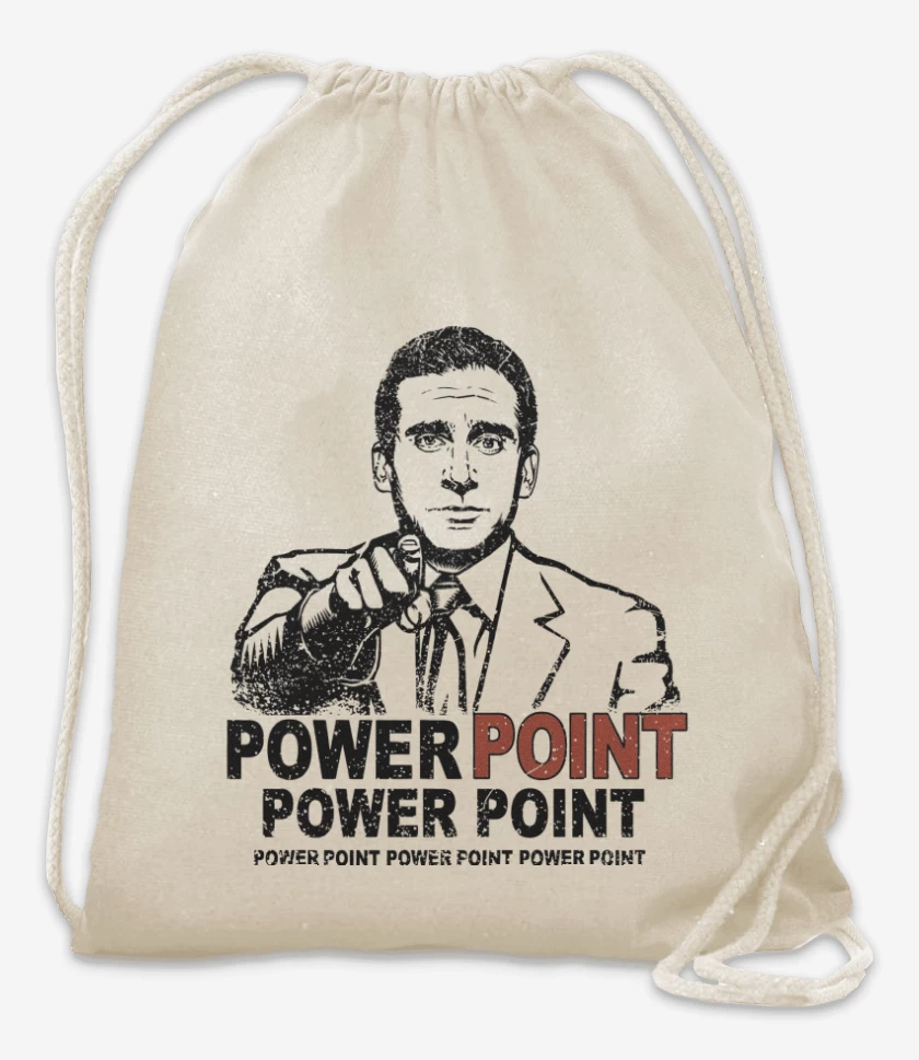 Mochila Blanco de Power Point
