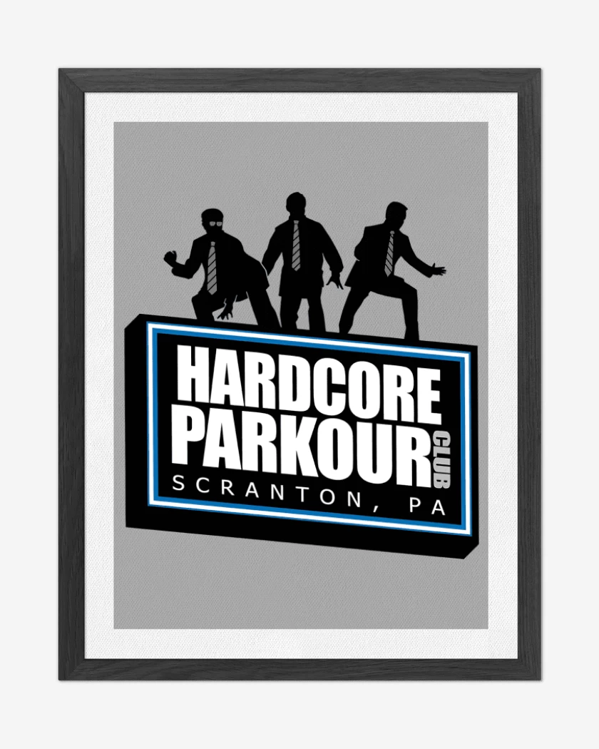 Cuadro decorativo Gris Melange de Hardcore Parkour