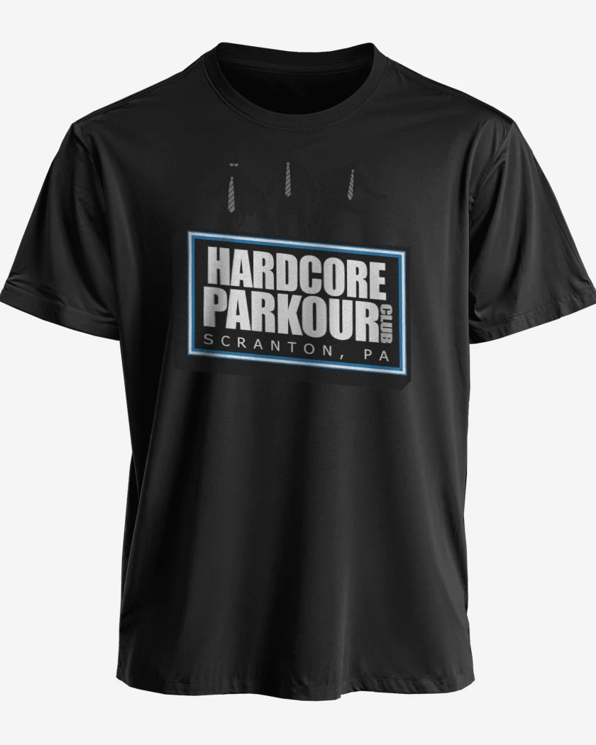 Polera premium Negro de Hardcore Parkour