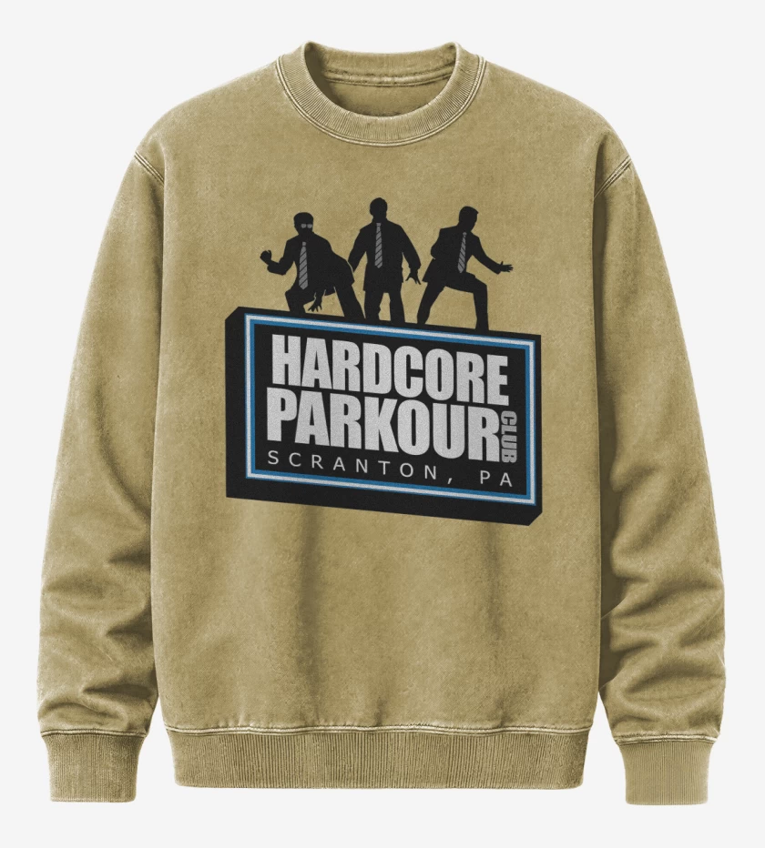 Poleron Polo Acid Wash Beige de Hardcore Parkour