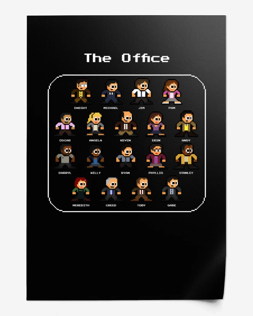 Print The Office 8bits