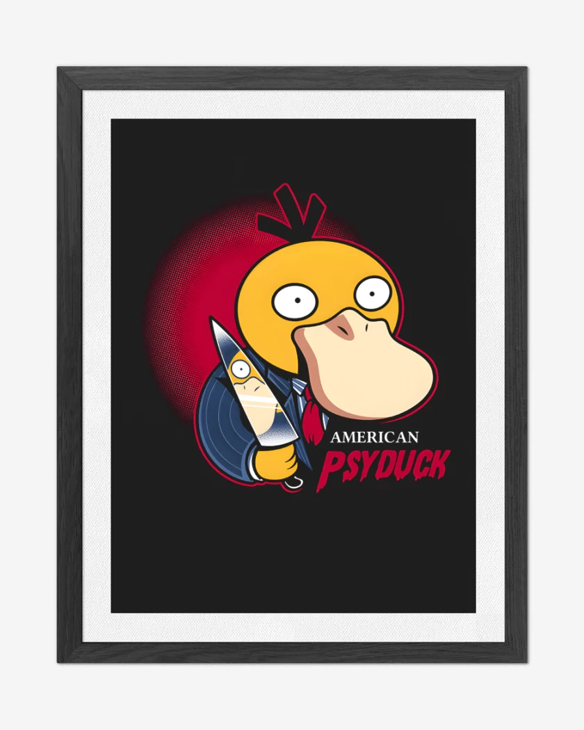Cuadro decorativo Negro de American Psyduck