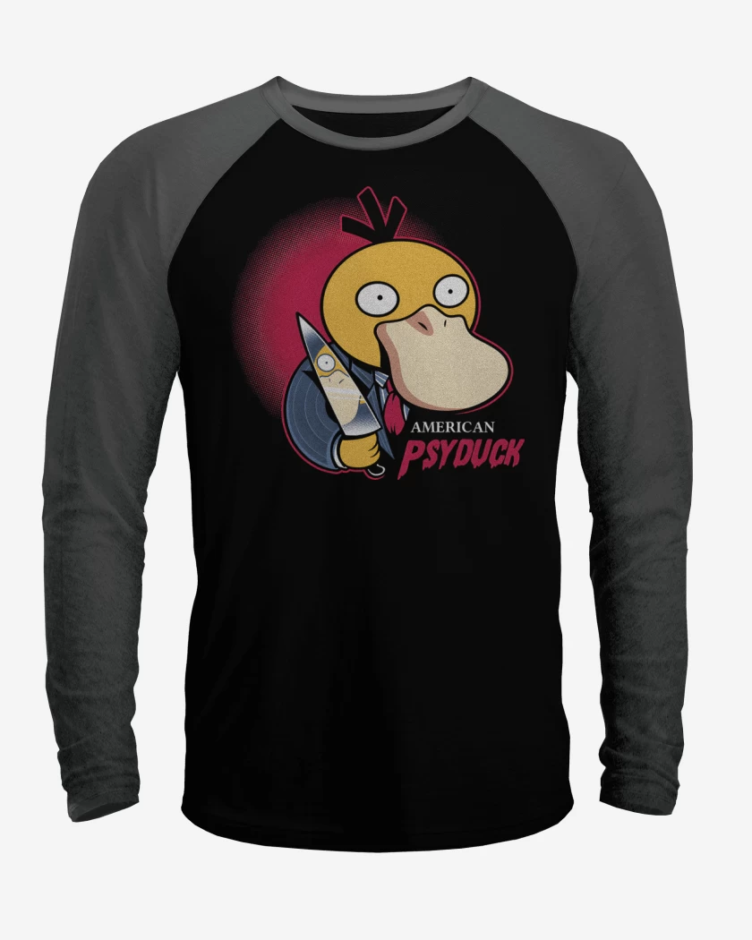 Polera Raglan American Psyduck