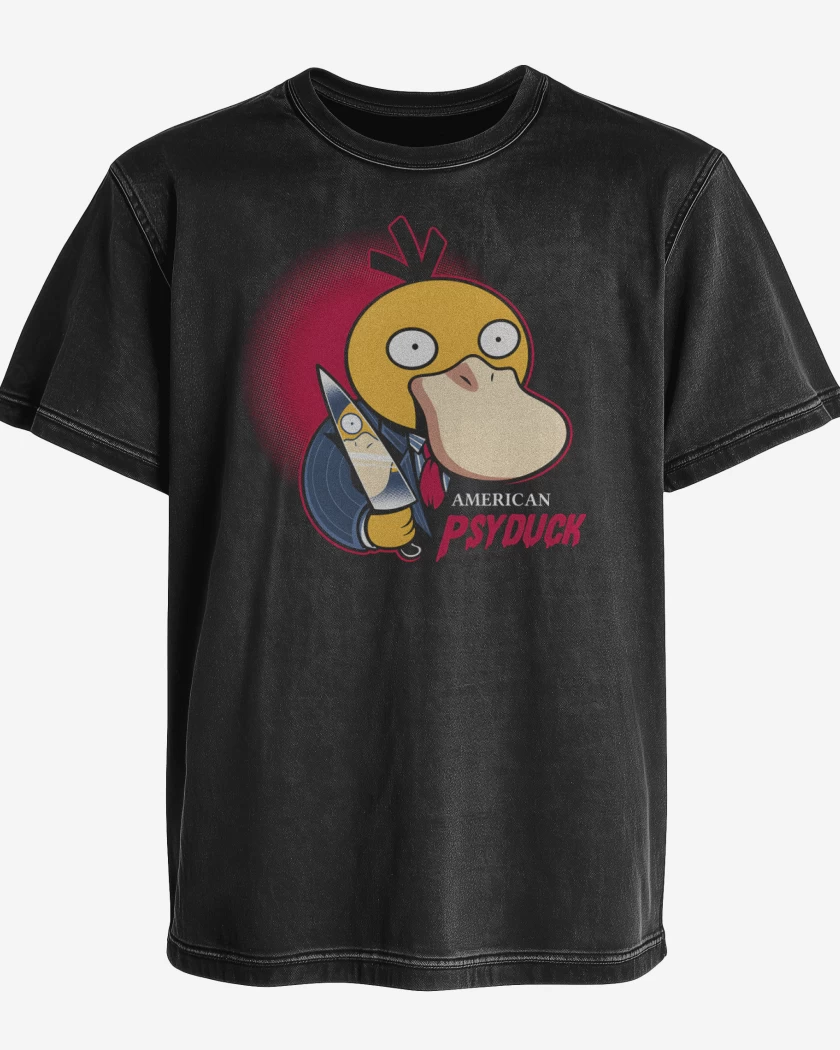 Polera desgastada American Psyduck
