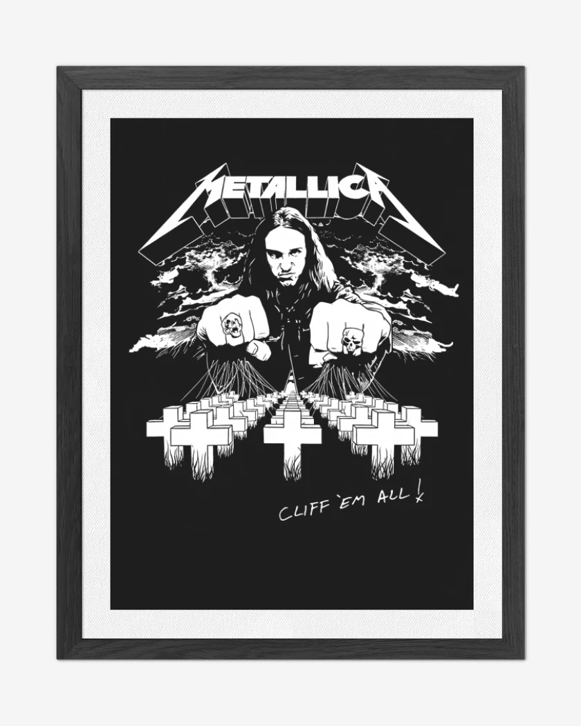 Cuadro decorativo Negro de Cliff em All