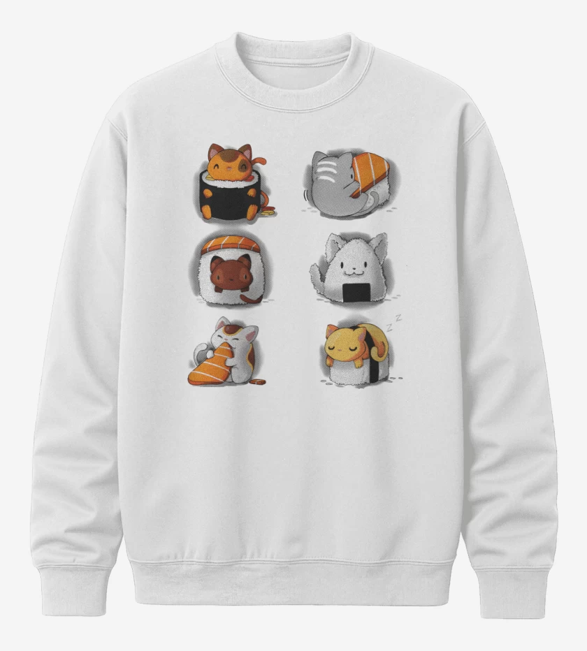 Poleron polo Sushi Gatitos