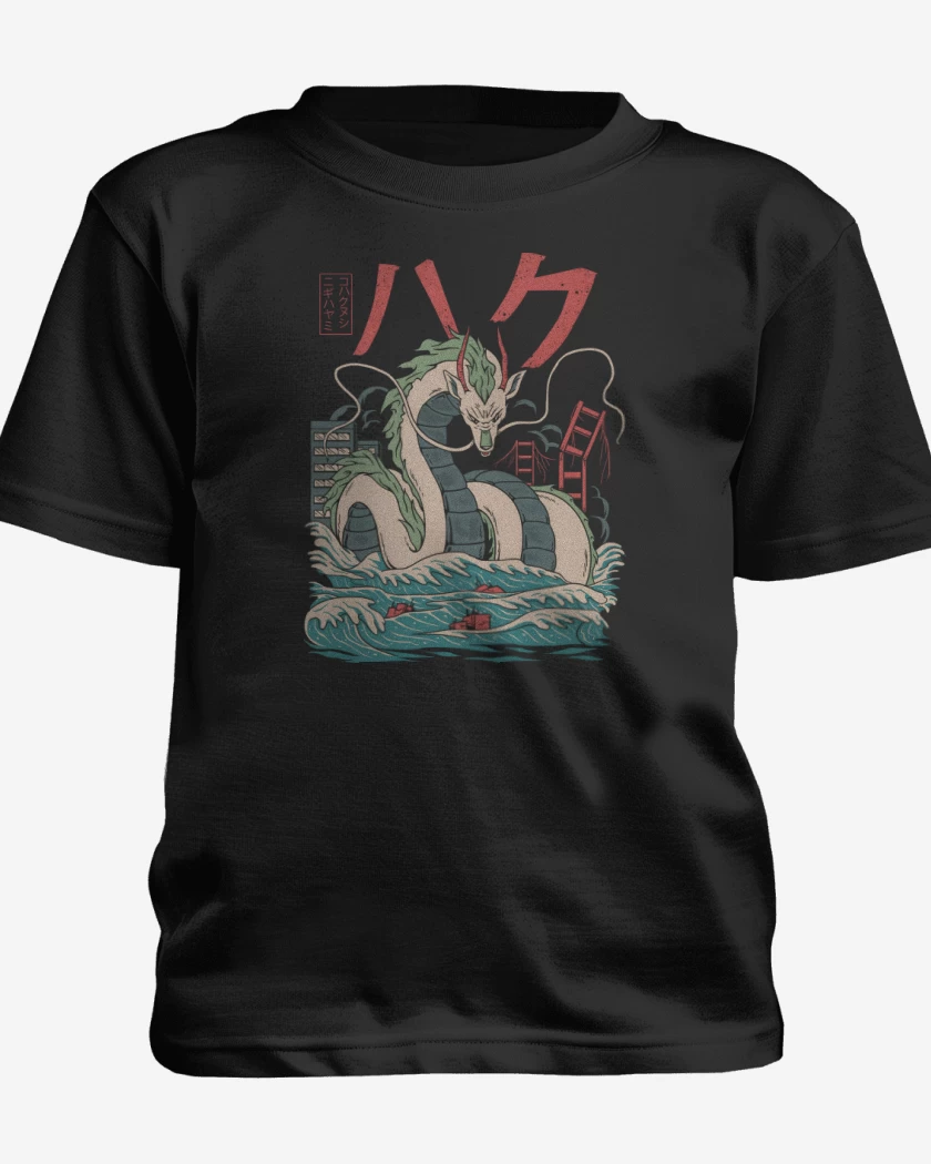 Polera de niño Negro de Bestia Haku