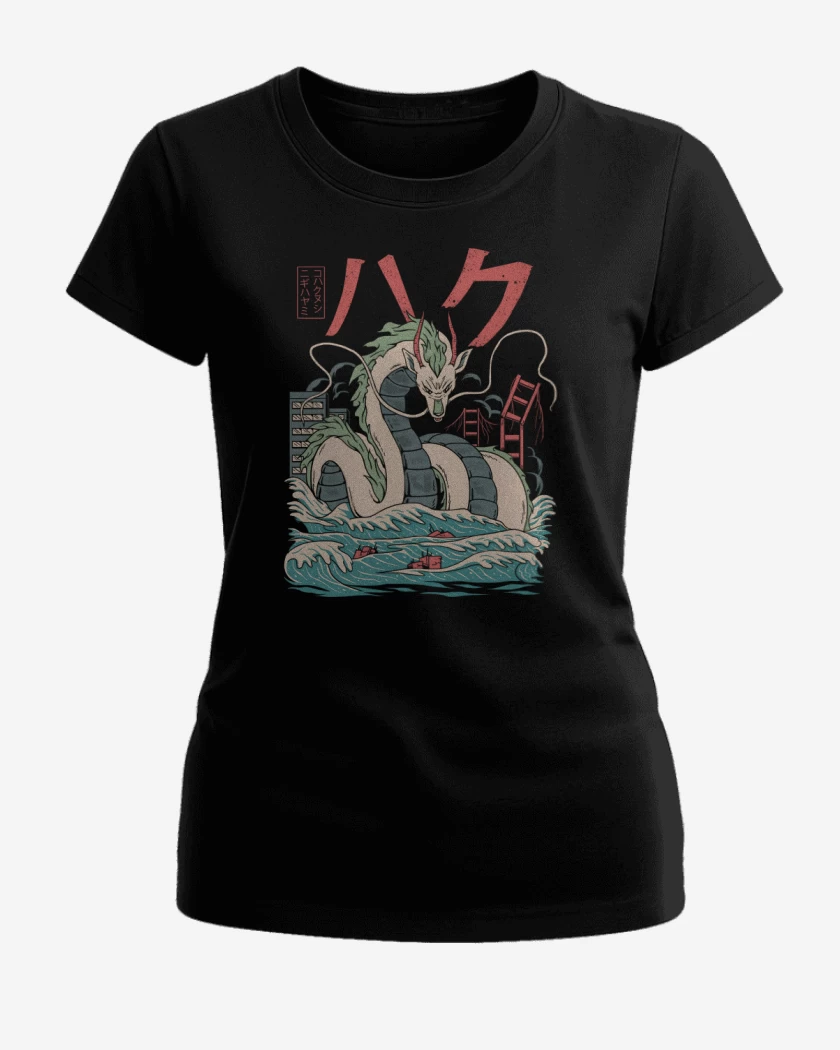 Polera de Mujer Negro de Bestia Haku