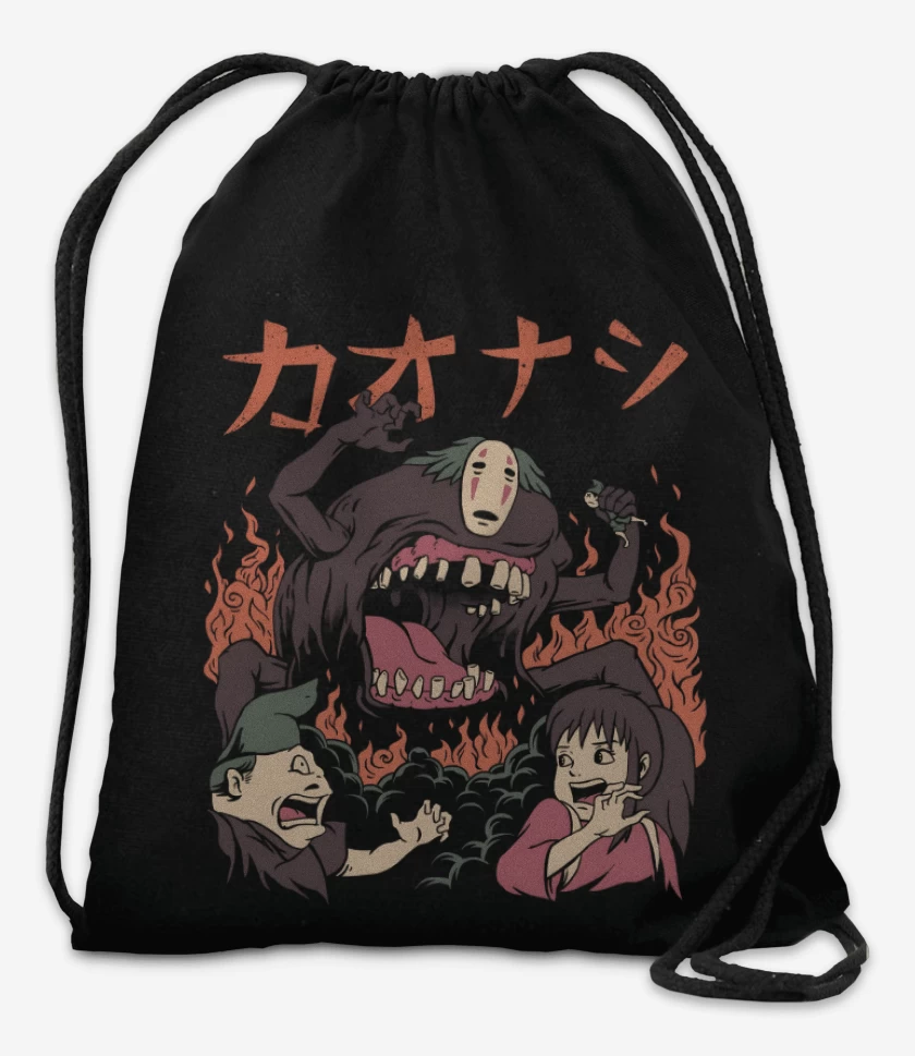 Mochila Negro de Monstruo Kaonashi