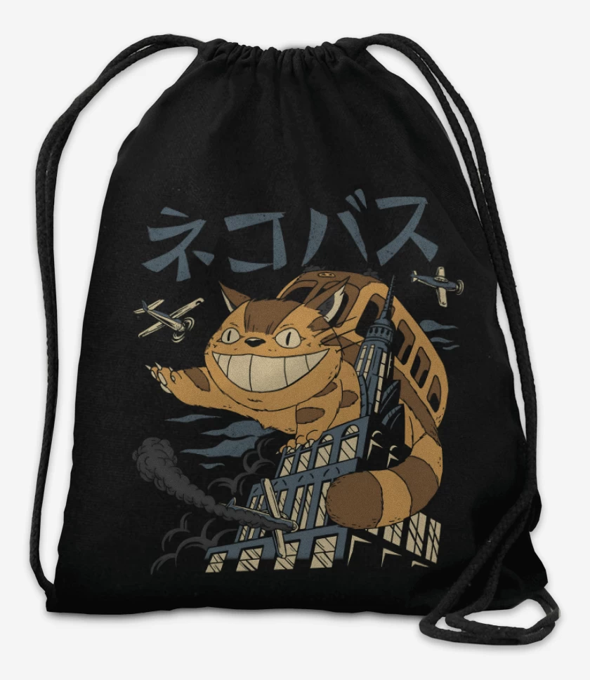 Mochila Negro de Creatura Gatobus