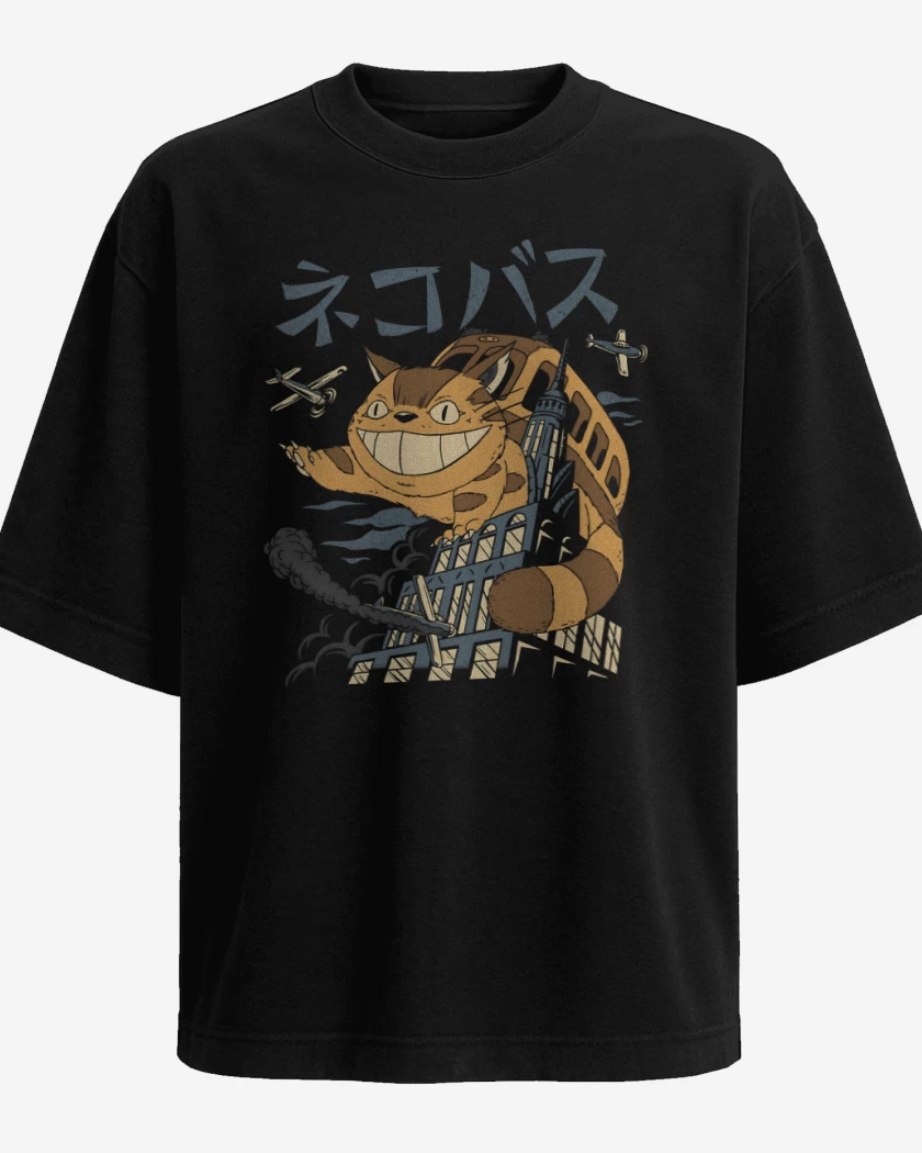 Polera Oversize Creatura Gatobus