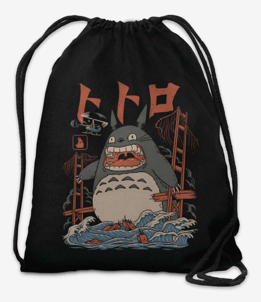 Mochila Negro de Attack of Totorozilla