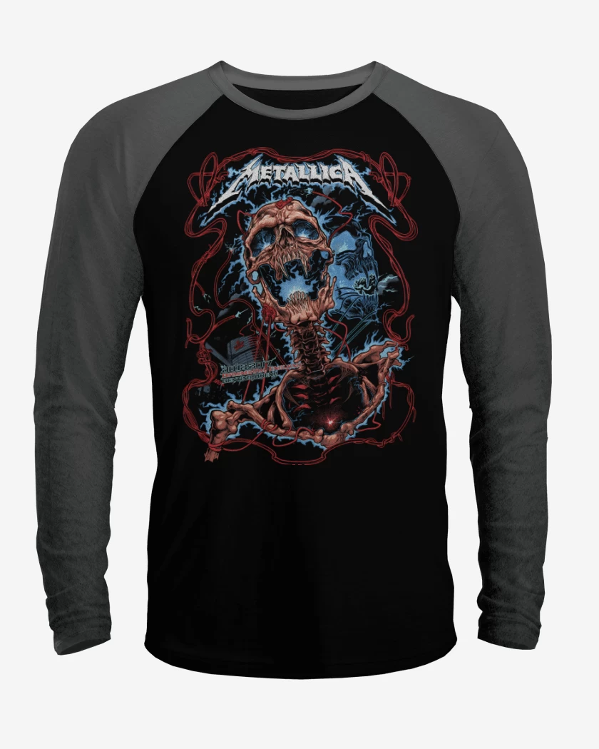 Polera Raglan Metallica 2017