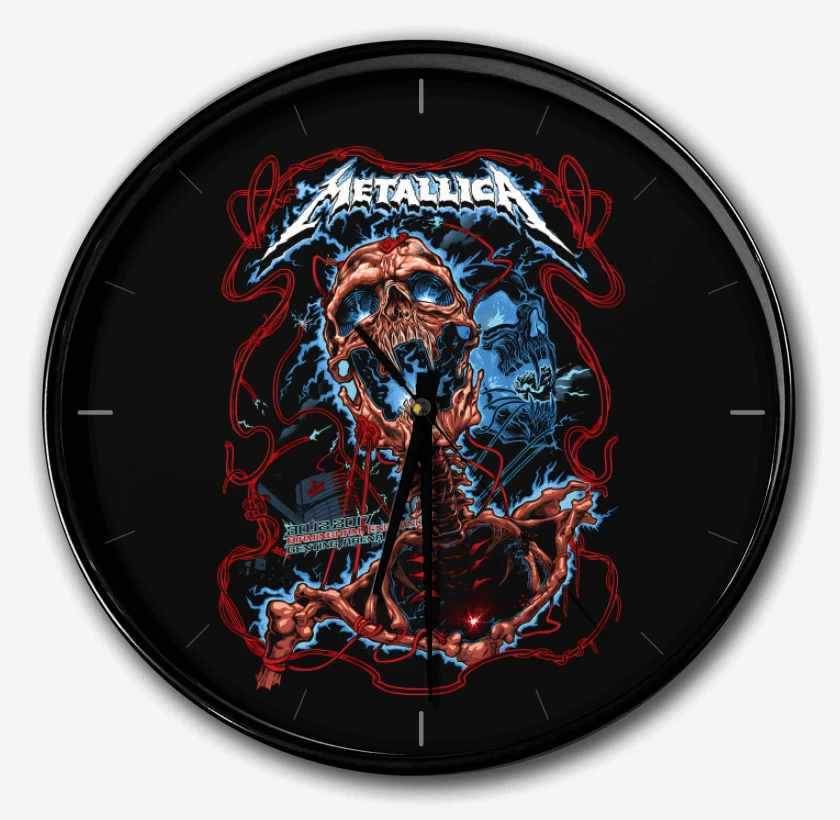 Reloj Negro de Metallica 2017