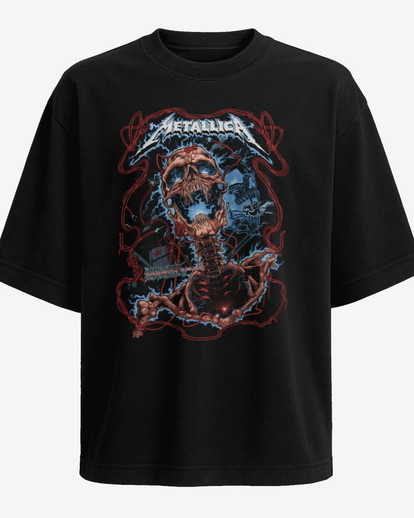 Polera Oversize Metallica 2017