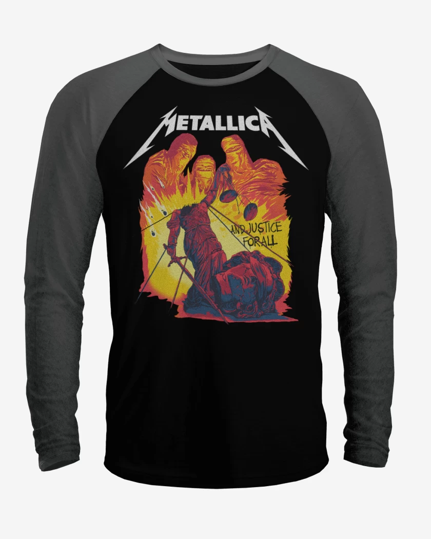 Polera Raglan And Justice... 