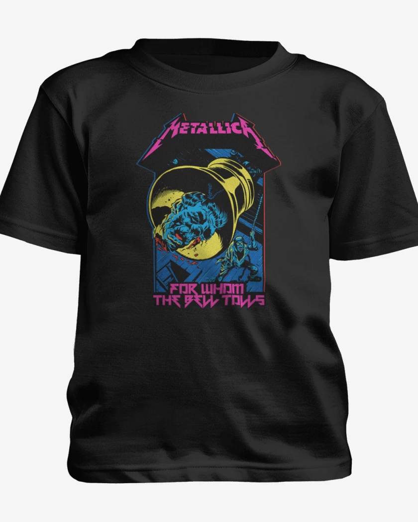 Polera de niño Negro de For Whom The Bell Tolls