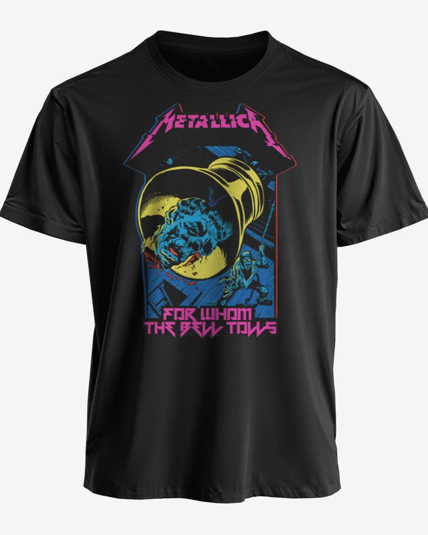Polera premium Negro de For Whom The Bell Tolls