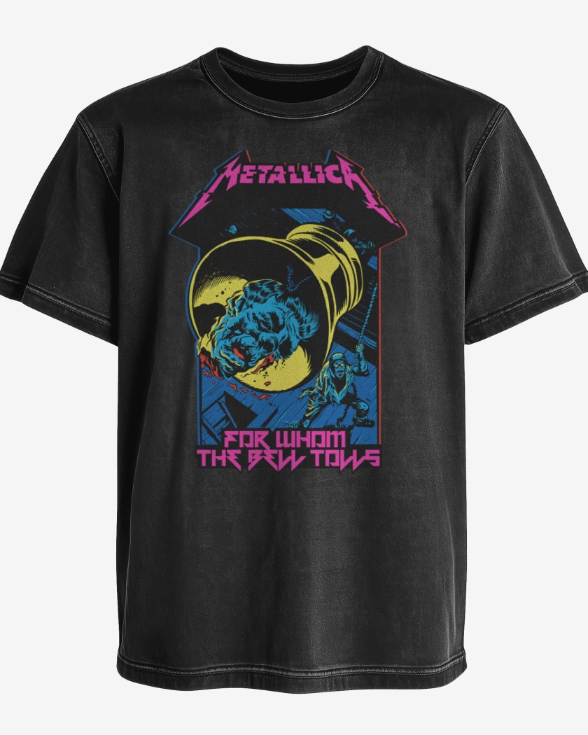 Polera desgastada For Whom The Bell Tolls