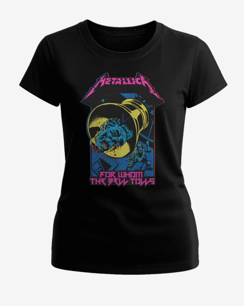 Polera de Mujer Negro de For Whom The Bell Tolls