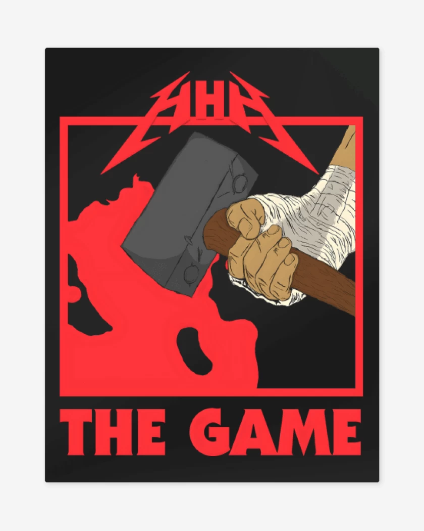 Print metalico Negro de HHH