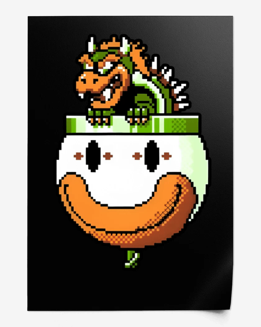 Print Dragon Super Bigote World Bolsillo