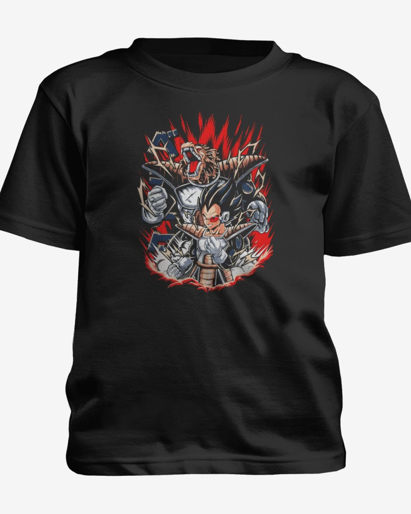 Polera de niño Negro de Gran Príncipe Saiyajin
