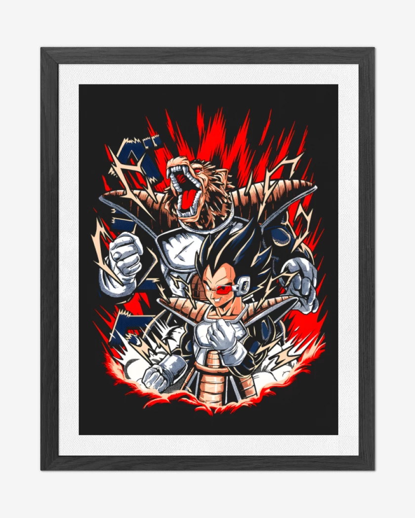 Cuadro decorativo Gran Príncipe Saiyajin
