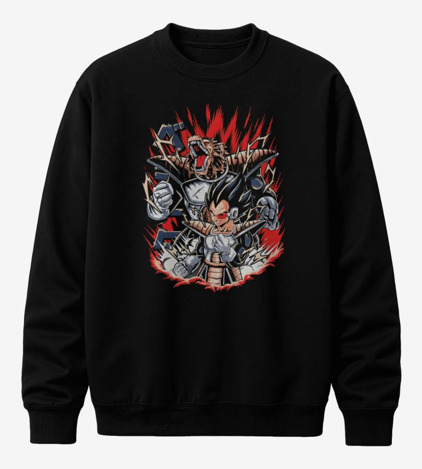 Poleron polo Negro de Gran Príncipe Saiyajin
