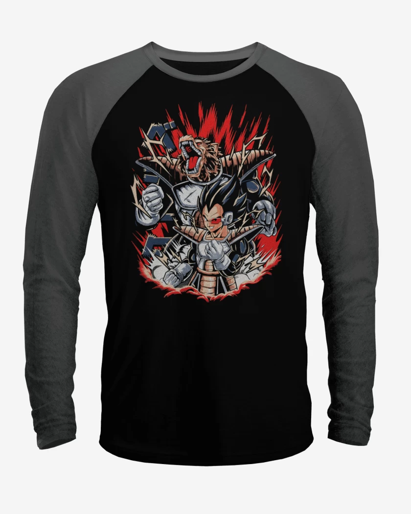 Polera Raglan Gran Príncipe Saiyajin