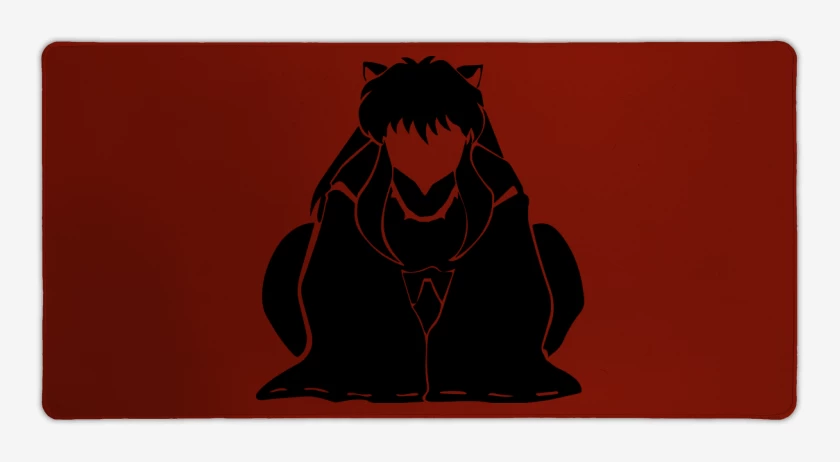 Mouse pad Gamer Rojo de Inuyasha
