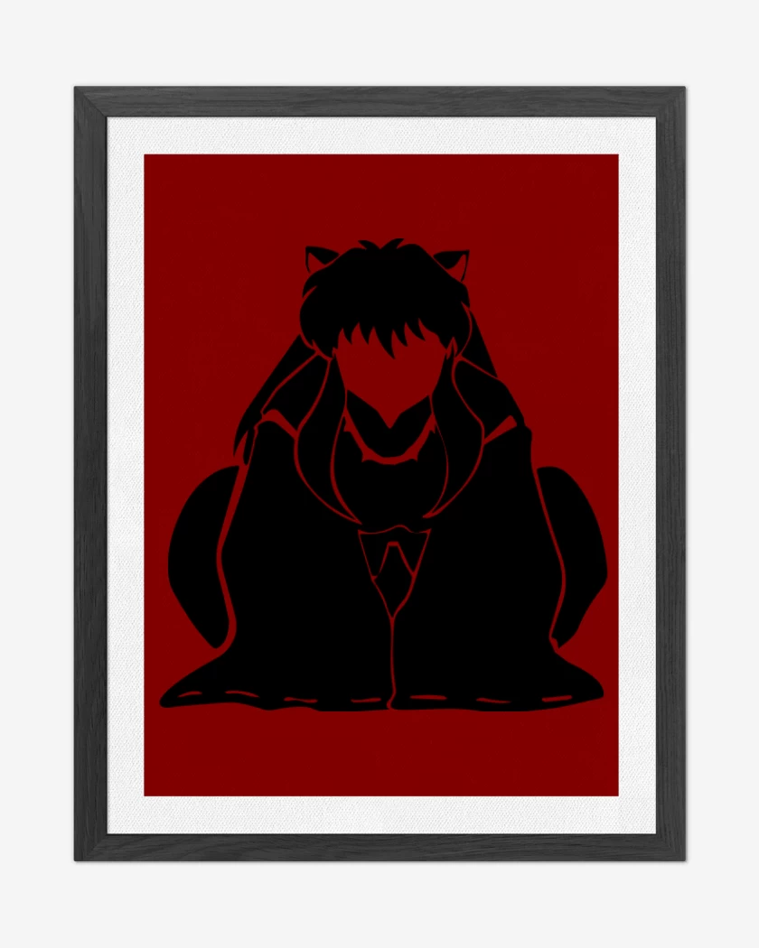 Cuadro decorativo Rojo de Inuyasha