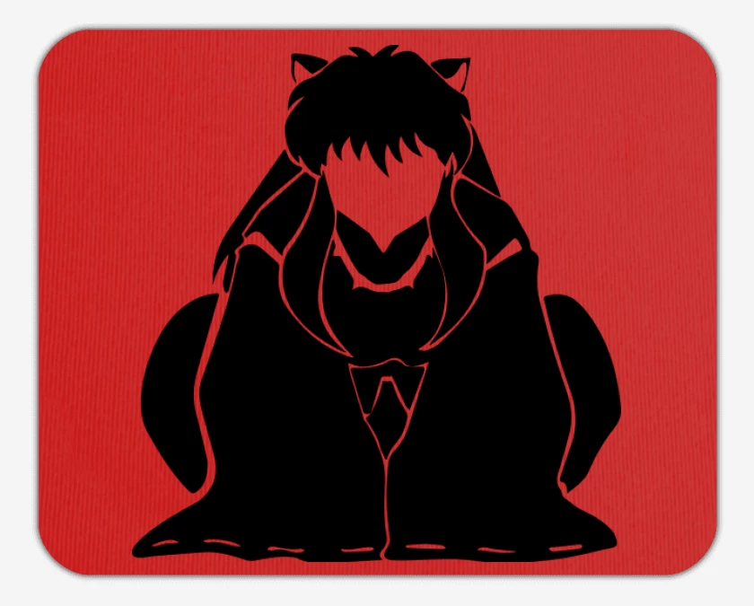 Mousepad Rojo de Inuyasha