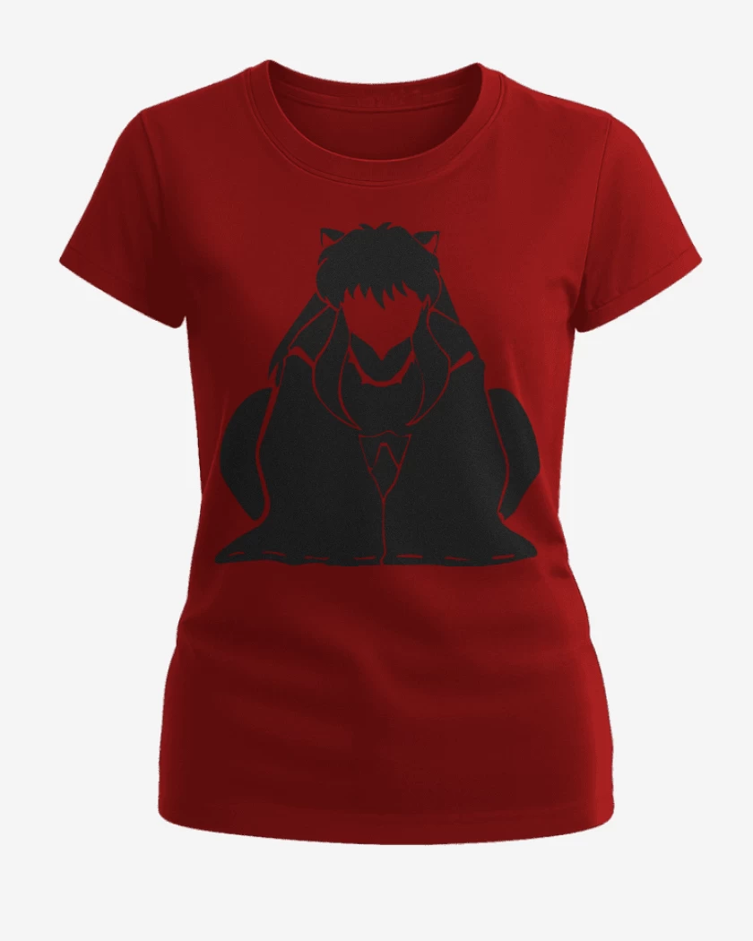 Polera de Mujer Rojo de Inuyasha