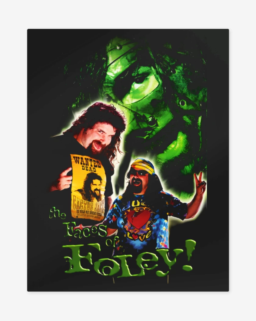 Print metalico The faces of Foley