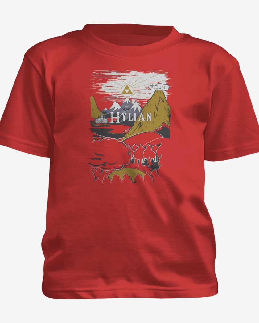 Polera de niño Rojo de The Hylian