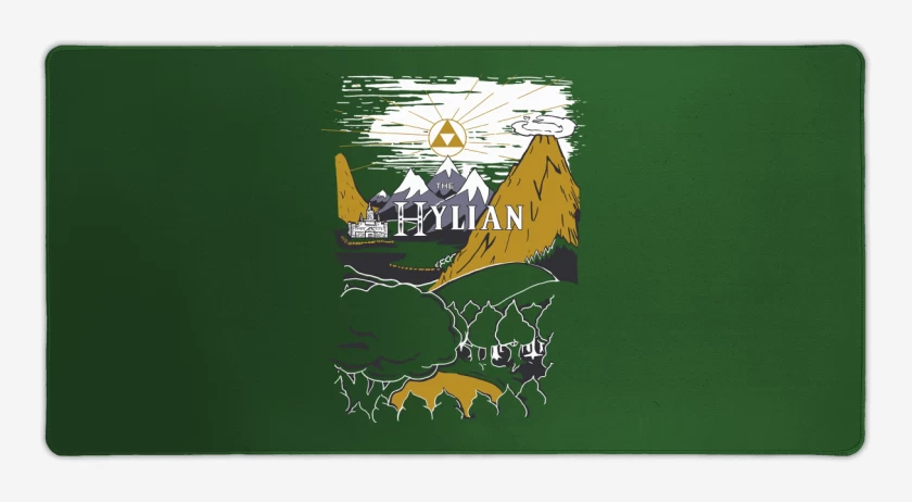 Mouse pad Gamer Verde jade de The Hylian