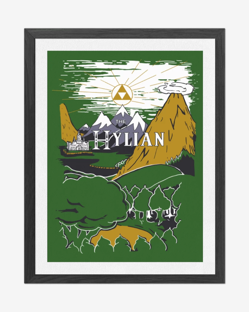 Cuadro decorativo Verde jade de The Hylian