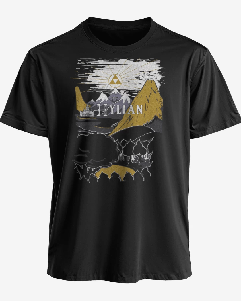 Polera premium Negro de The Hylian