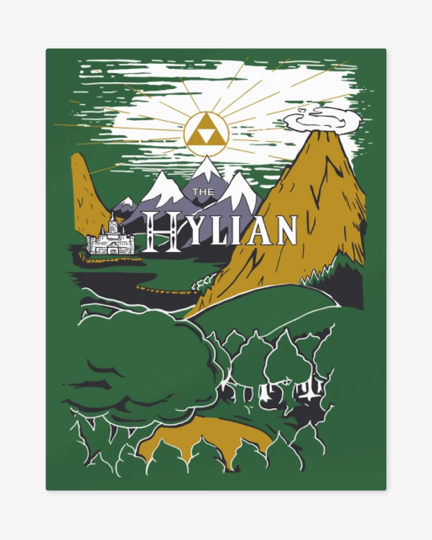Print metalico Verde jade de The Hylian