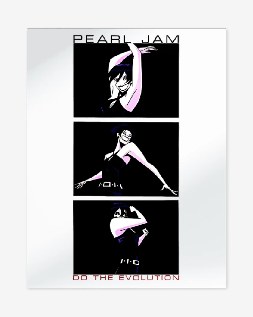 Print metalico Pearl Jam Do the evolution