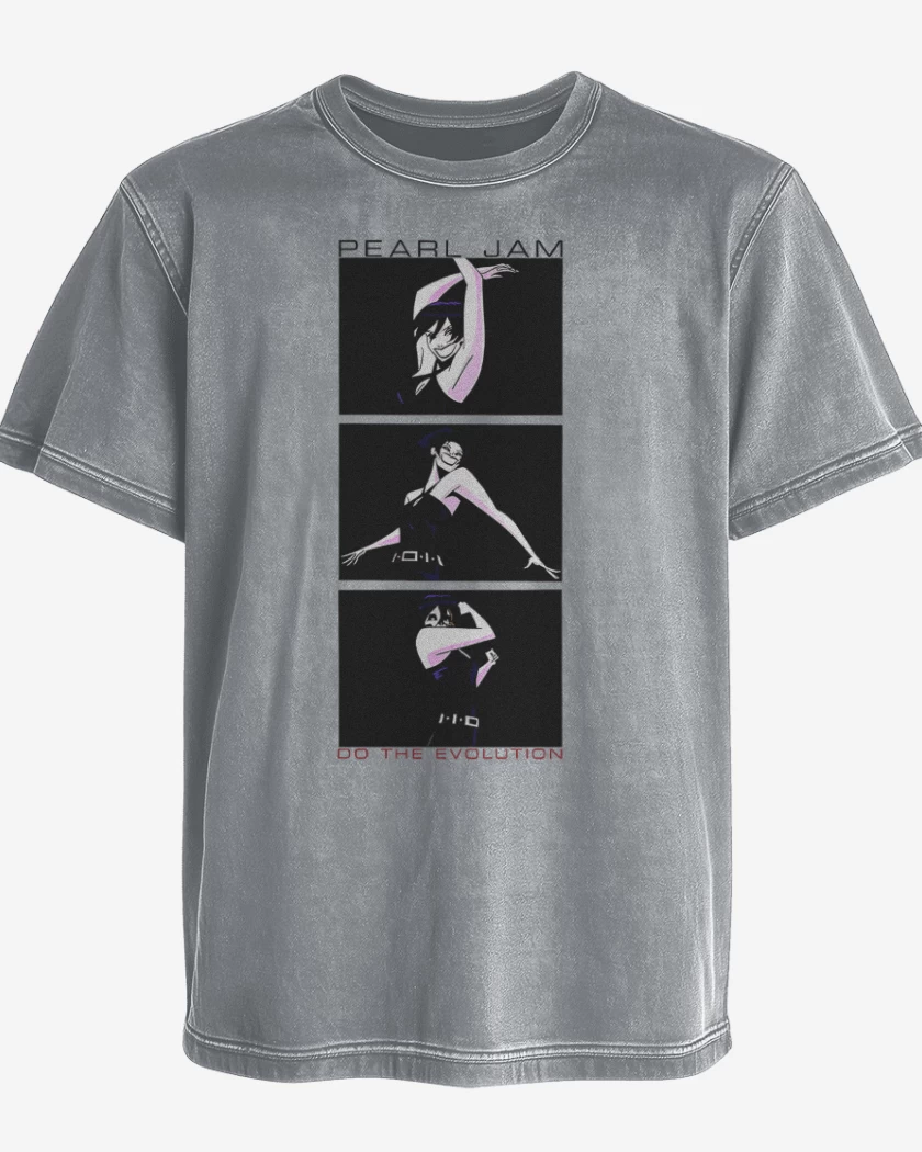 Polera desgastada Pearl Jam Do the evolution